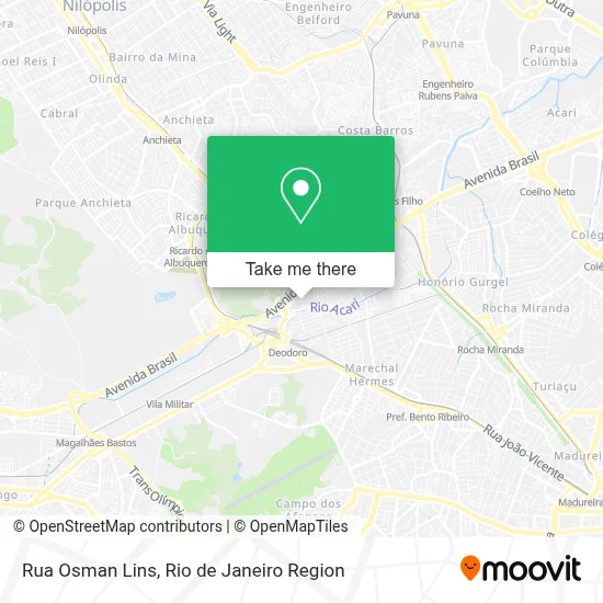 Rua Osman Lins map