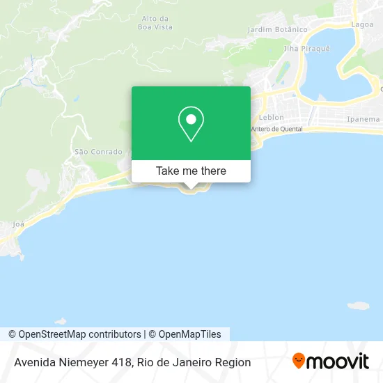 Avenida Niemeyer 418 map