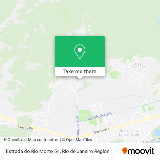 Estrada do Rio Morto 54 map