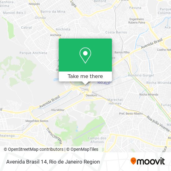 Mapa Avenida Brasil 14