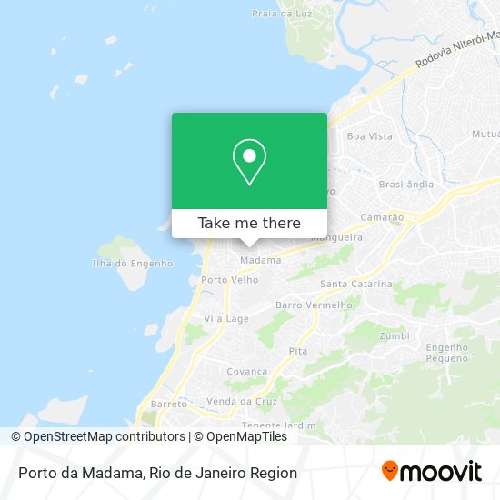 Mapa Porto da Madama