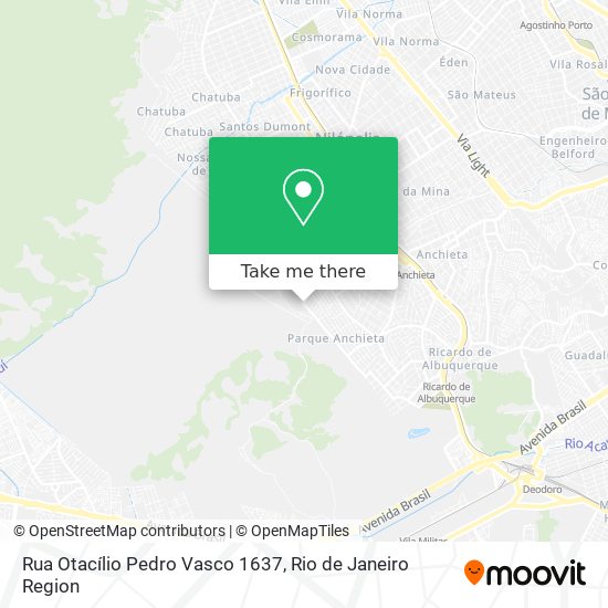 Rua Otacílio Pedro Vasco 1637 map
