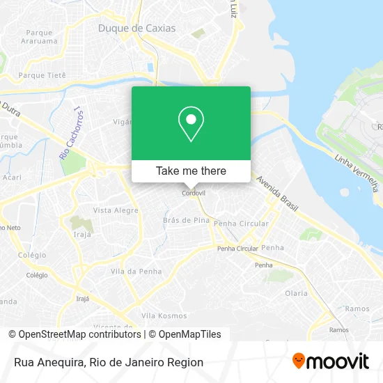 Rua Anequira map
