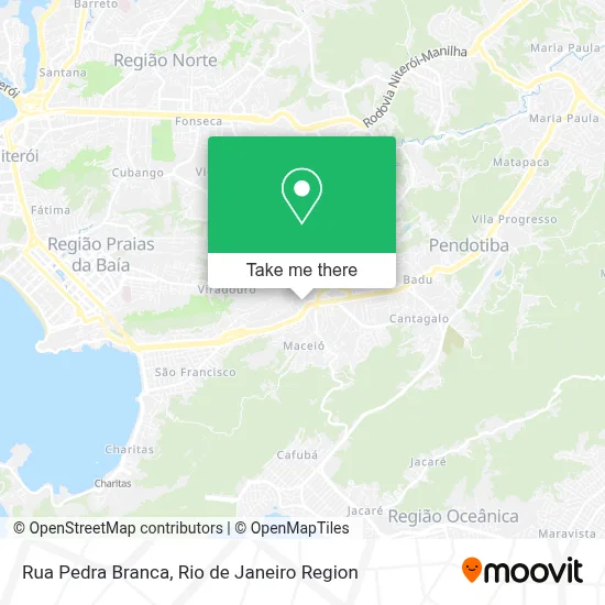 Rua Pedra Branca map