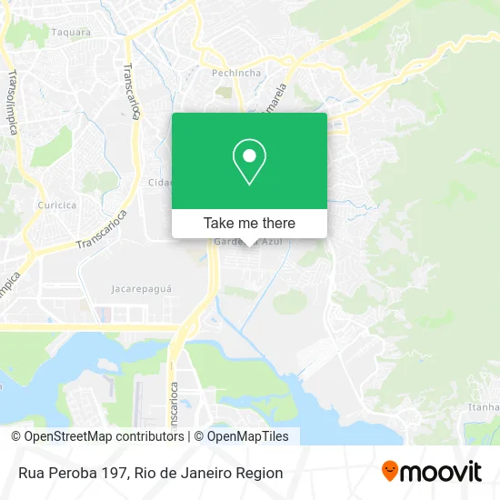 Rua Peroba 197 map
