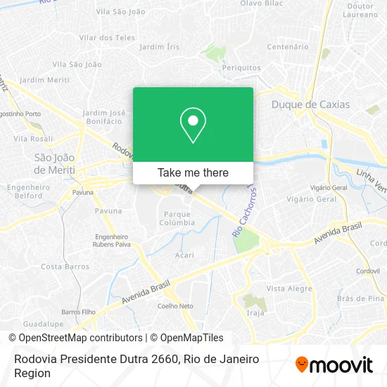 Rodovia Presidente Dutra 2660 map