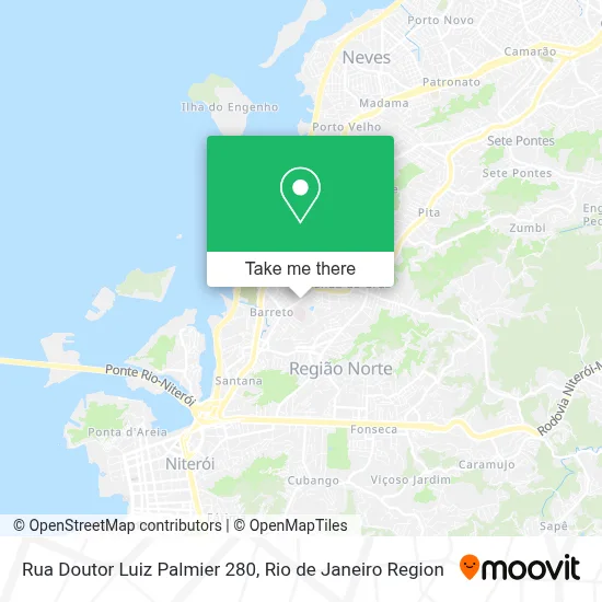 Rua Doutor Luiz Palmier 280 map