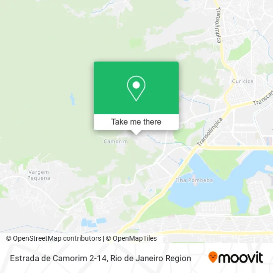 Estrada de Camorim 2-14 map