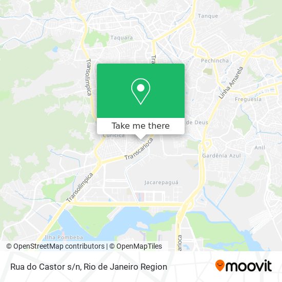 Rua do Castor s/n map