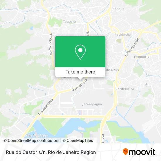 Rua do Castor s/n map