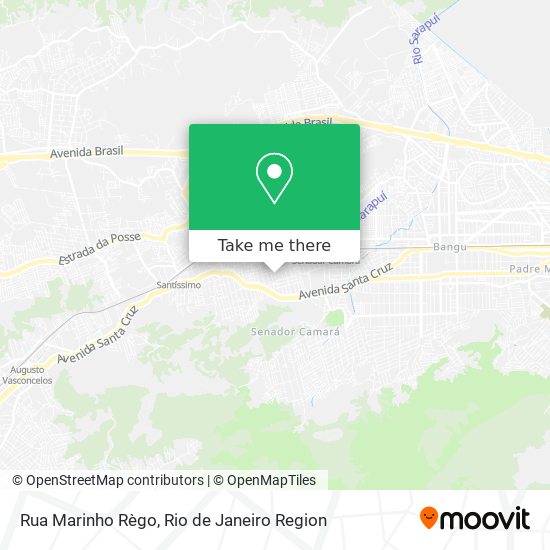 Mapa Rua Marinho Règo