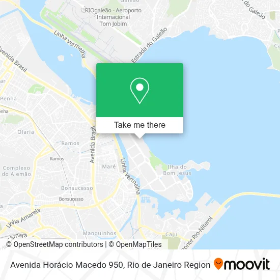 Avenida Horácio Macedo 950 map