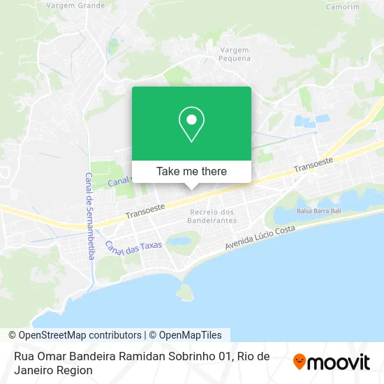 Rua Omar Bandeira Ramidan Sobrinho 01 map