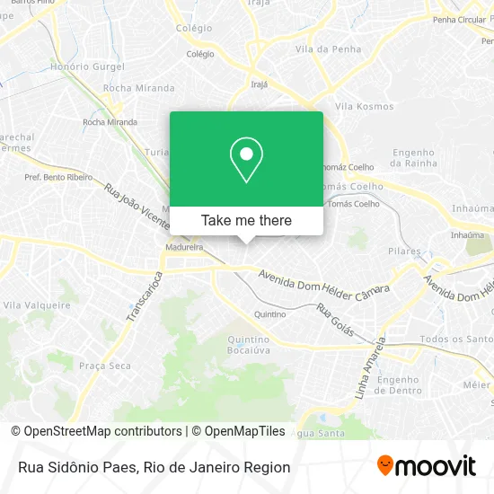 Rua Sidônio Paes map
