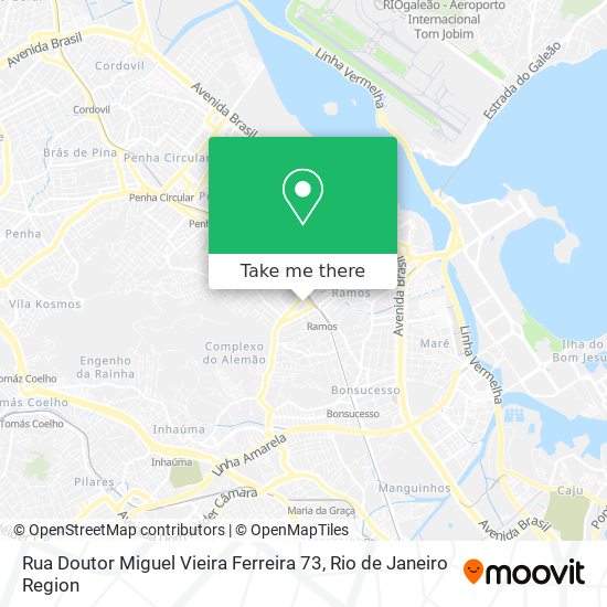 Rua Doutor Miguel Vieira Ferreira 73 map