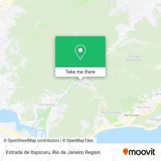 Estrada de Itapicuru map