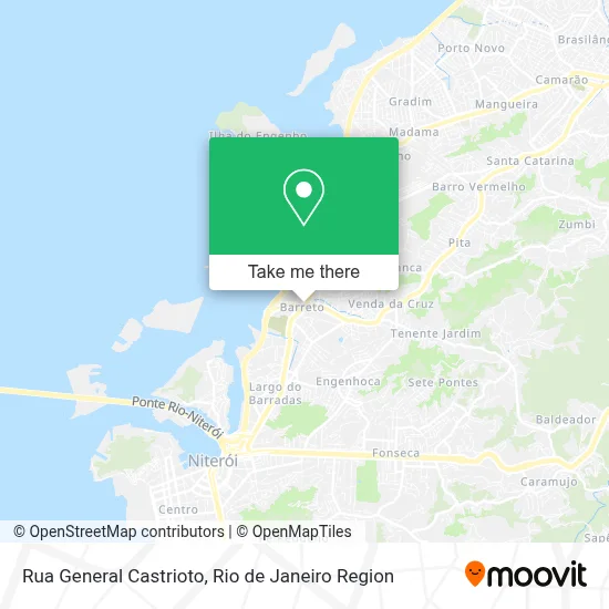 Rua General Castrioto map