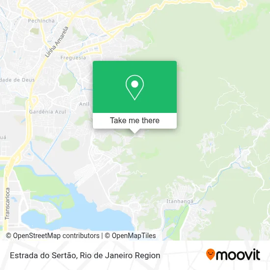 Estrada do Sertão map