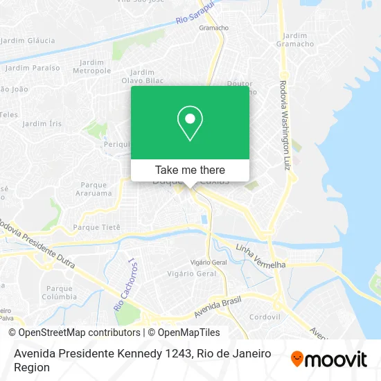 Avenida Presidente Kennedy 1243 map