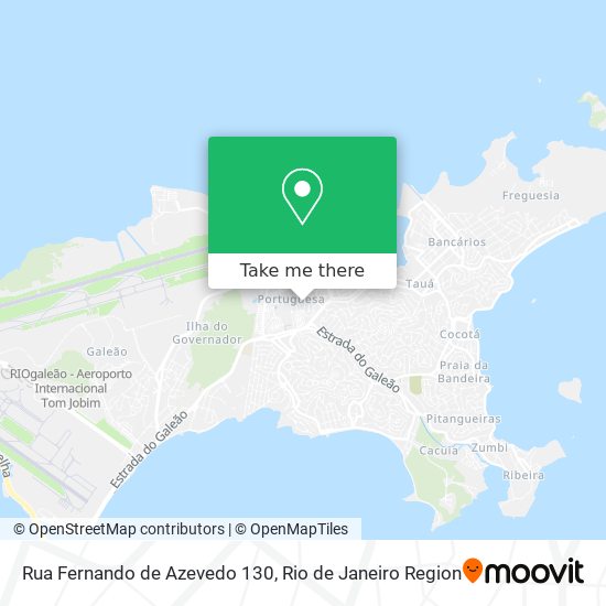 Mapa Rua Fernando de Azevedo 130