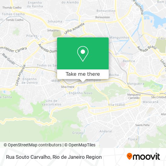 Mapa Rua Souto Carvalho