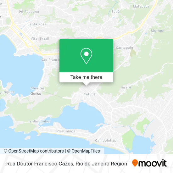 Rua Doutor Francisco Cazes map