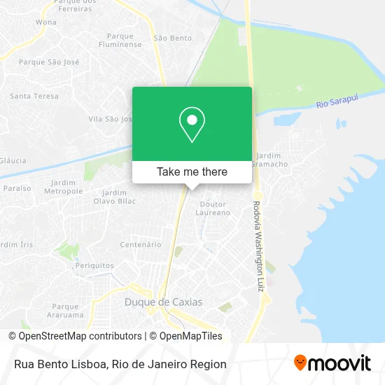 Rua Bento Lisboa map