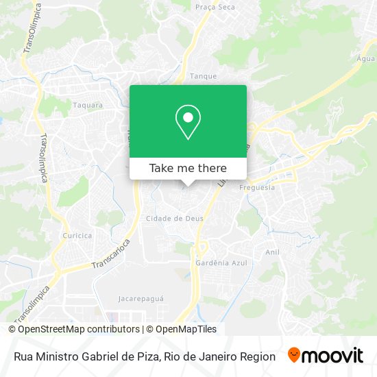 Rua Ministro Gabriel de Piza map