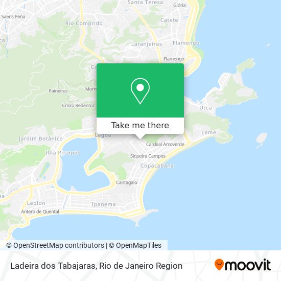 Ladeira dos Tabajaras map
