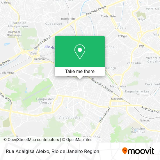 Rua Adalgisa Aleixo map