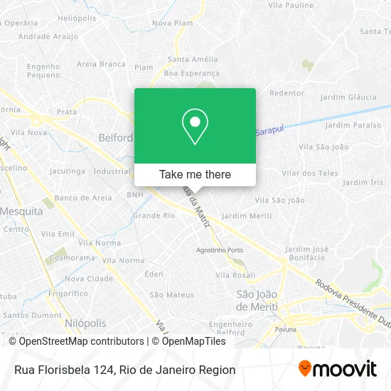 Rua Florisbela 124 map