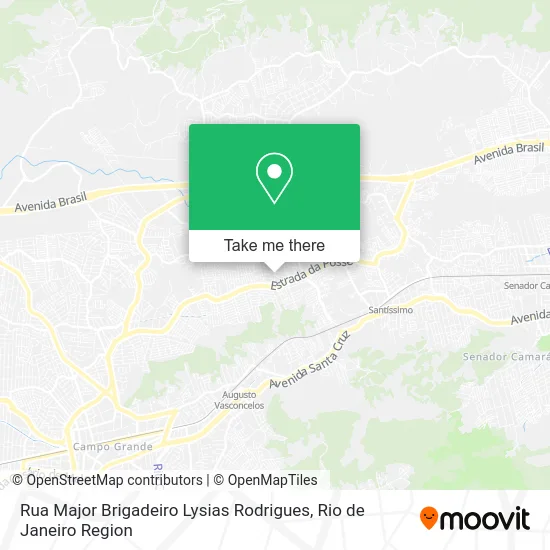 Rua Major Brigadeiro Lysias Rodrigues map
