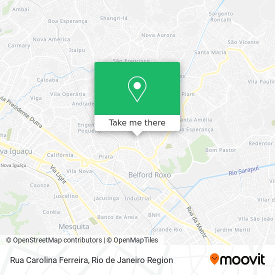 Mapa Rua Carolina Ferreira