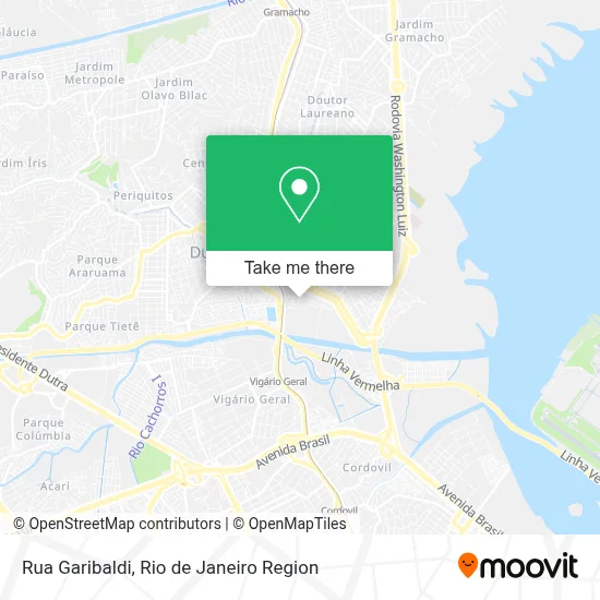 Rua Garibaldi map