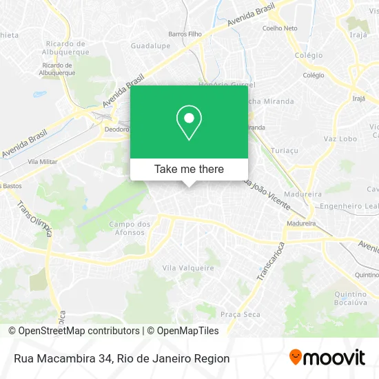 Rua Macambira 34 map