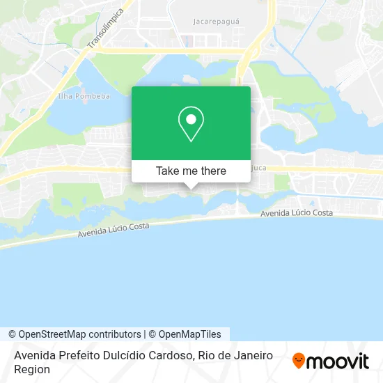 Avenida Prefeito Dulcídio Cardoso map