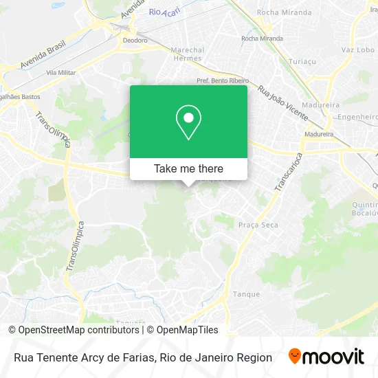 Rua Tenente Arcy de Farias map