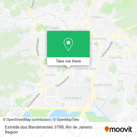 Estrada dos Bandeirantes 3788 map