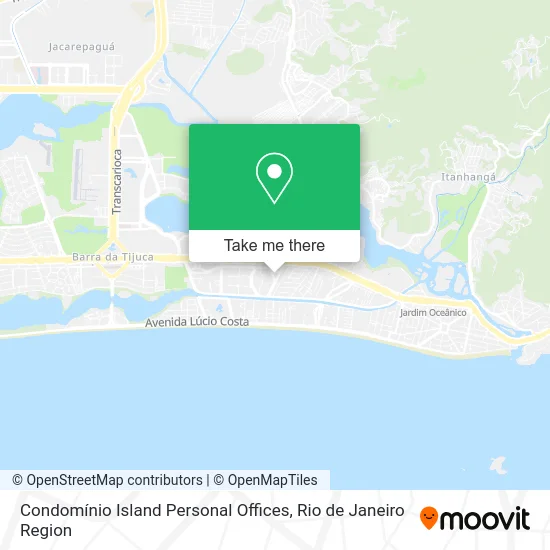 Condomínio Island Personal Offices map