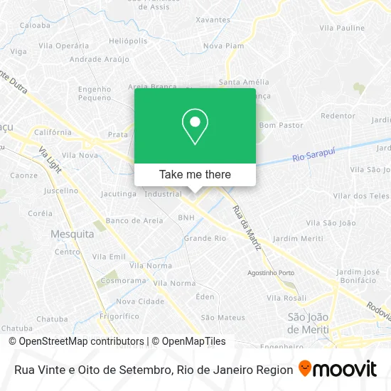 Rua Vinte e Oito de Setembro map