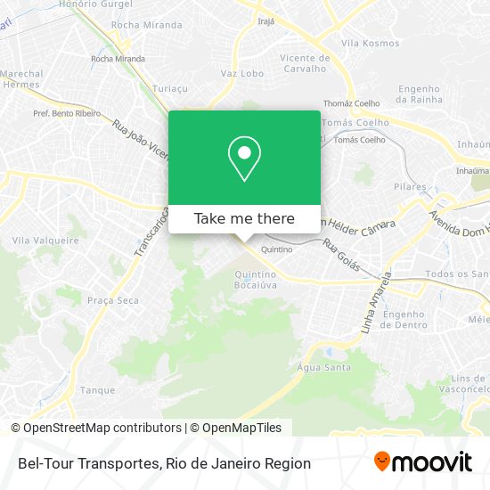 Mapa Bel-Tour Transportes