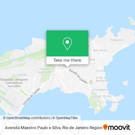 Mapa Avenida Maestro Paulo e Silva