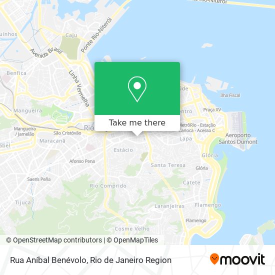 Mapa Rua Aníbal Benévolo