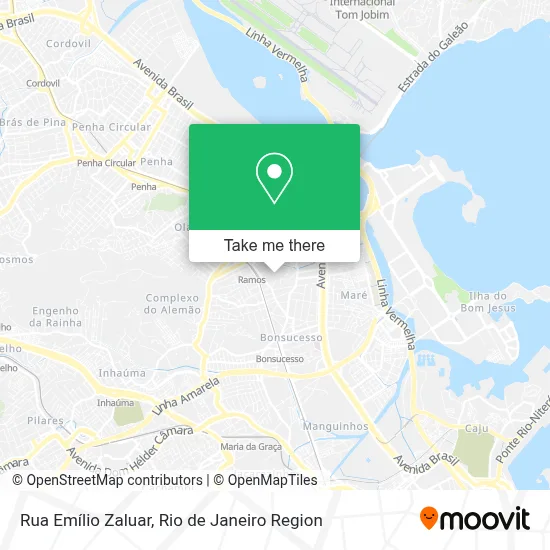 Rua Emílio Zaluar map