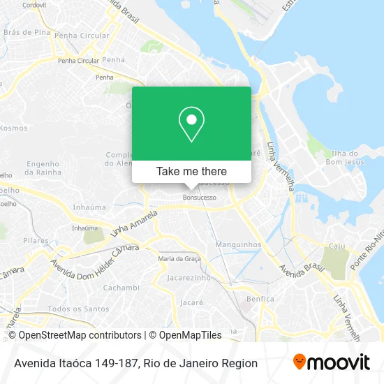 Avenida Itaóca 149-187 map