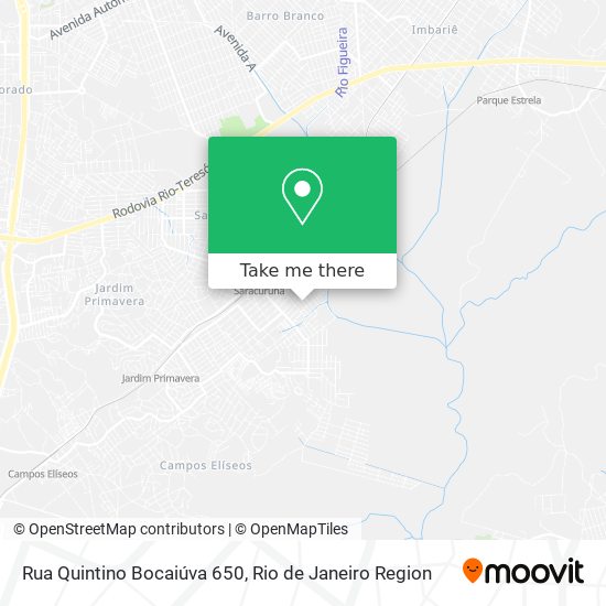 Mapa Rua Quintino Bocaiúva 650