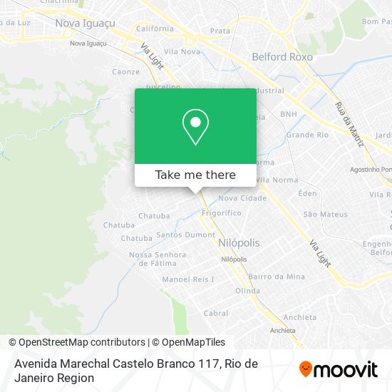 Mapa Avenida Marechal Castelo Branco 117