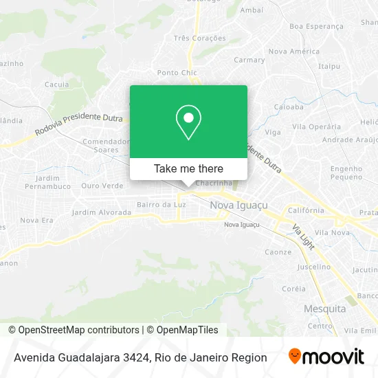 Avenida Guadalajara 3424 map