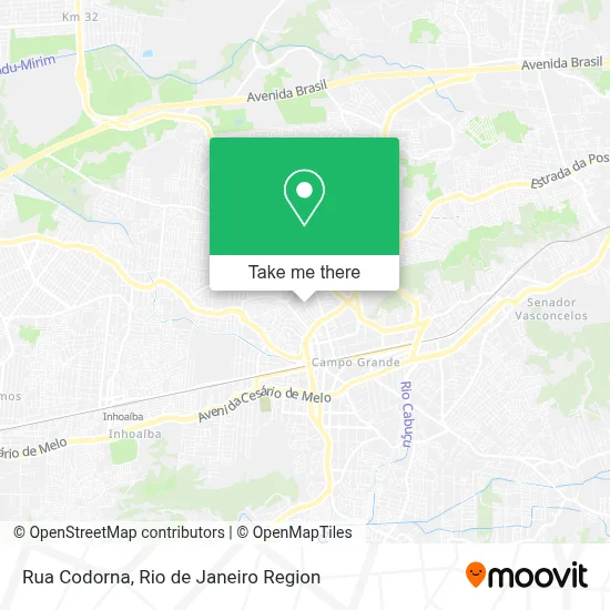 Rua Codorna map