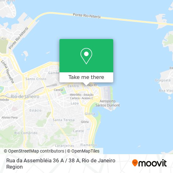 Mapa Rua da Assembléia 36 A / 38 A